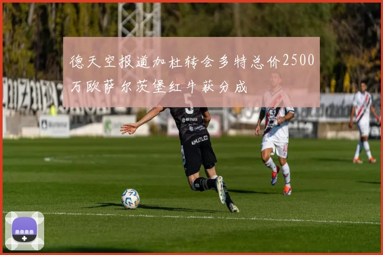 德天空报道加杜转会多特总价2500万欧萨尔茨堡红牛获分成